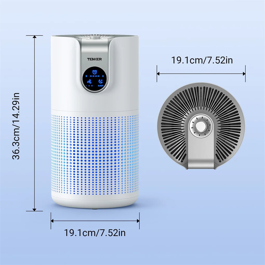 Tenker Air Purifier for Home Large Rooms Up to 1500ft² with Aromatherapy, HEPA Air Purifier