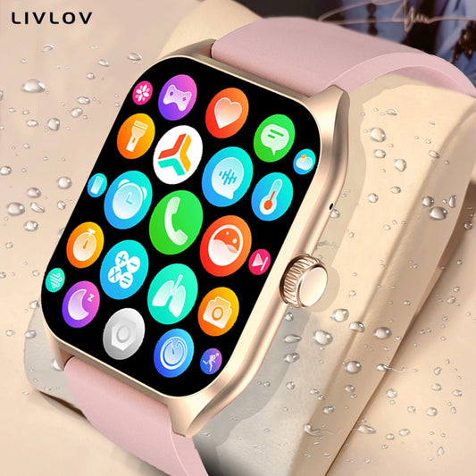 AI Voice Smart Watch for Men Women, HD Screen Activity Trackers
