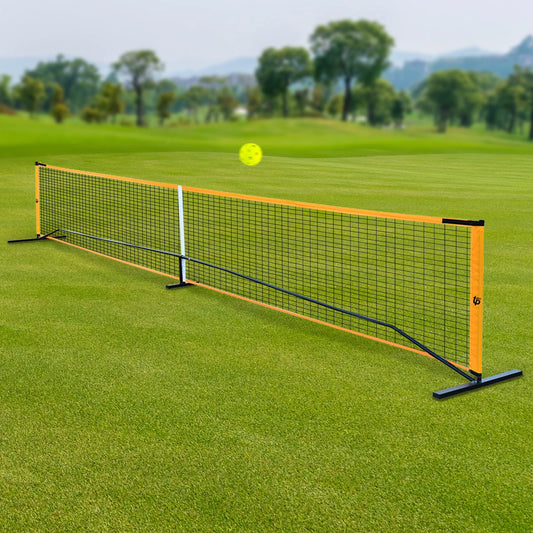 Portable Pickleball Net Set with 4 Pickleball Paddles Outdoor