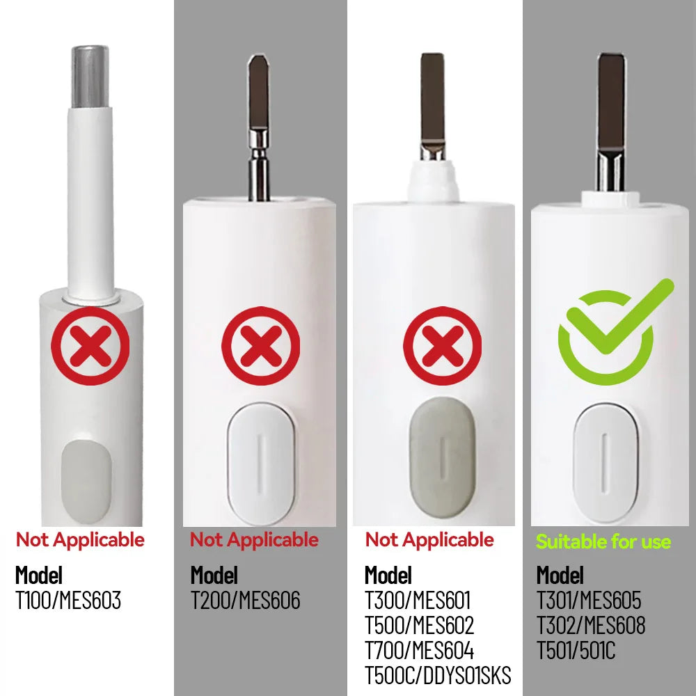 Replacement Brush Heads For Mijia T301 T302 T501 /501CSonic Electric Toothbrush Head DuPont Soft Bristle Nozzles