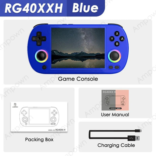 Handheld Game Console 4'' Screen Linux System Joystick