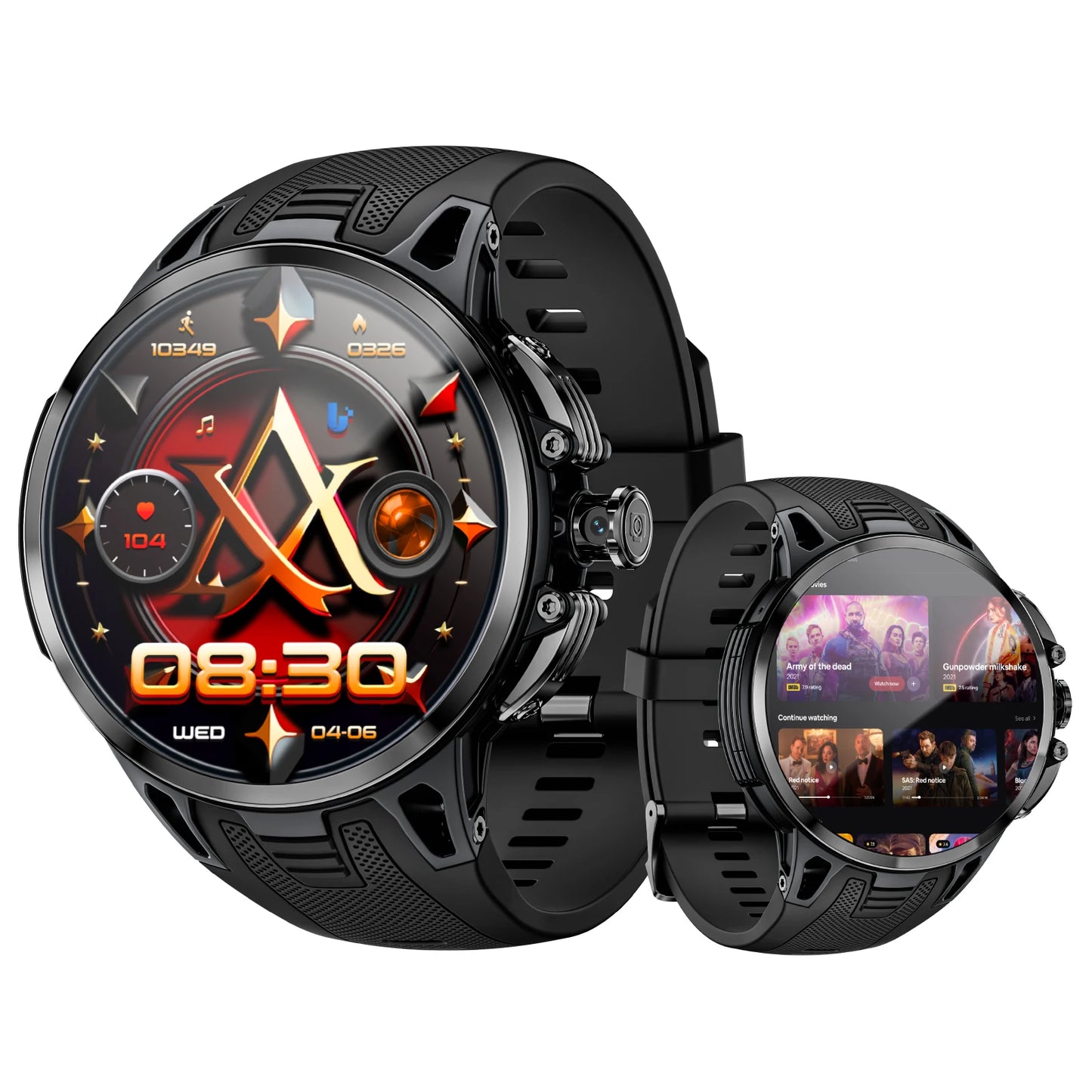 New APPLLP 4 Pro Android Watch Phone 4G SIM Card Smart Watch Touch Screen Camera Video Calls Fitness