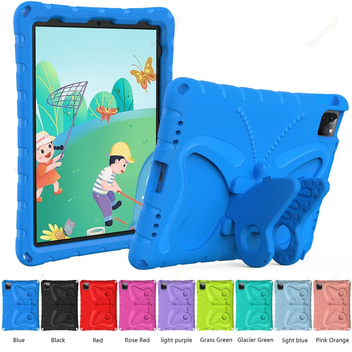 3D EVA Butterfly Case for iPad Air 11 Inch M2 2024 Pro 11 M4 iPad 10.2'' 7 8 9 10th Gen iPad Air 4 5 6  Mini 1 2 3  4 5 6 7 Case