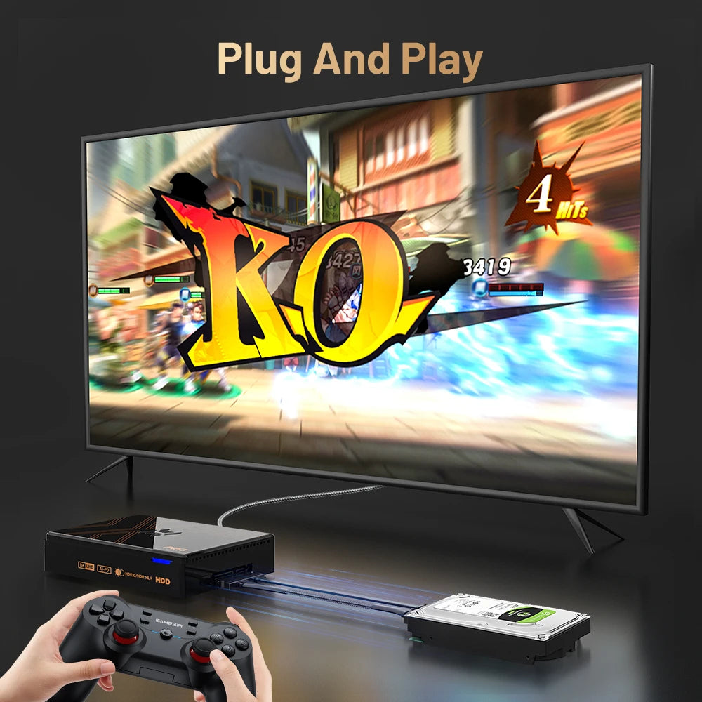 Retro Video Game Console Super Console X5 PRO 4T with 16000 Games for PS2 ,64 Android 12 TV Box Plug and Play