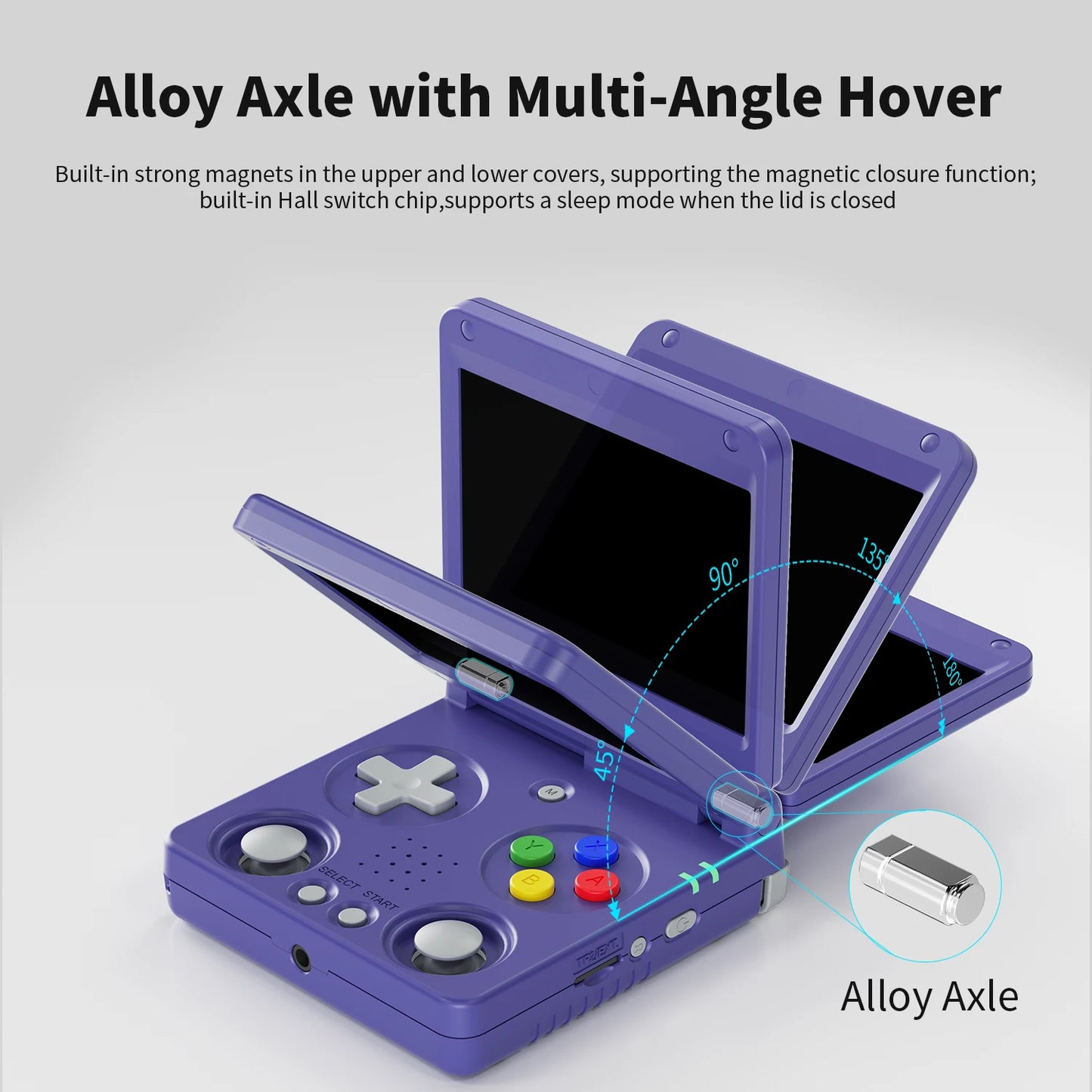 3.4-Inch IPS Linux 64-bit Game Console H700 quad-core LPDDR4 2GB Retro Game Player HD-Connect