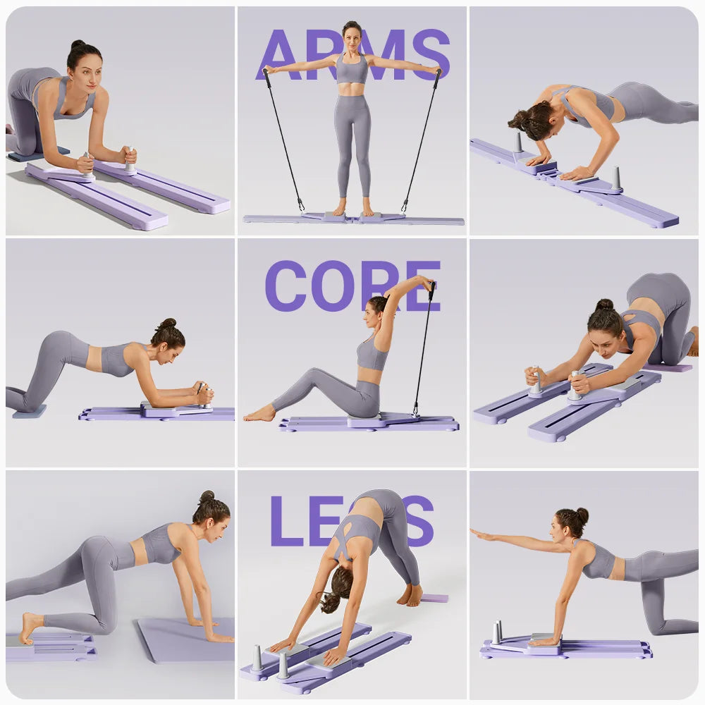 Abs & Ski Board - for Home Gym, Lightweight Full-Body Fitness