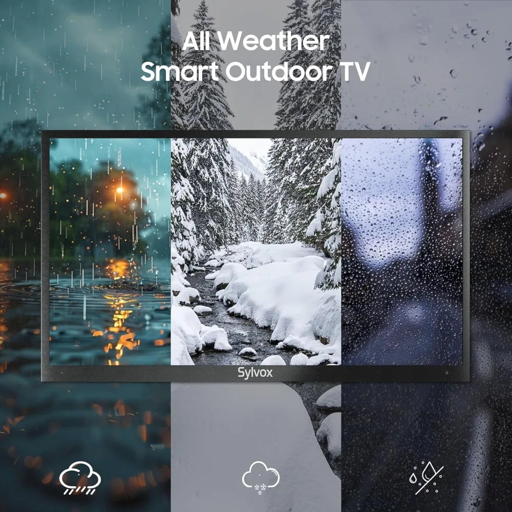 New 55” Outdoor Smart TV, Superior Waterproof Performance, Upgraded