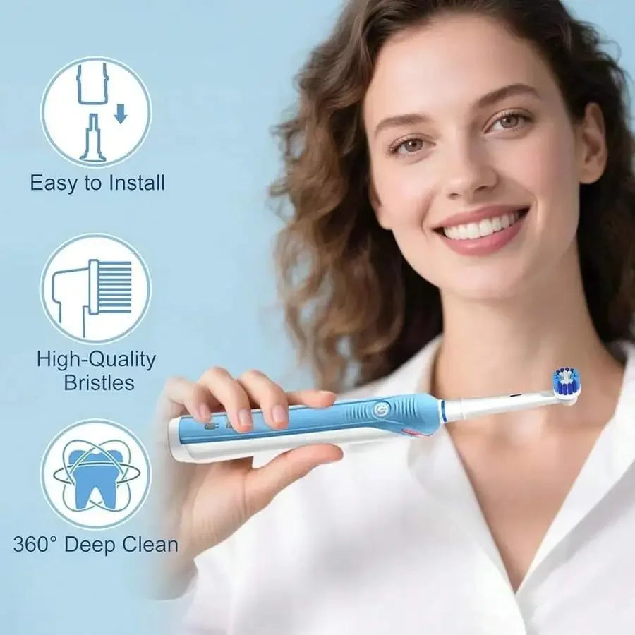 Replacement Brush Heads Compatible With , 20pcs Professional Electric Toothbrush Heads For Replacement Heads Refill Pro100/1000/