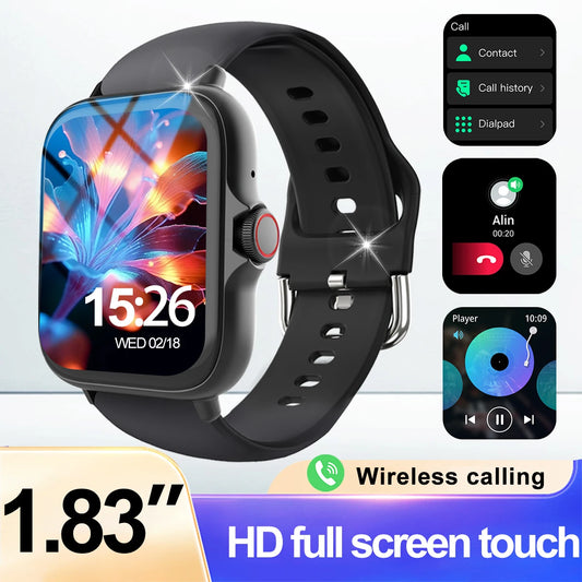 Smart watch with multiple sports modes, can make and receive calls,