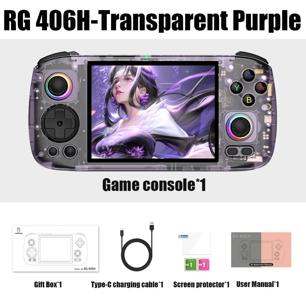 RG 406H Retro Game Console Android 13 Unisoc T820 64-bit