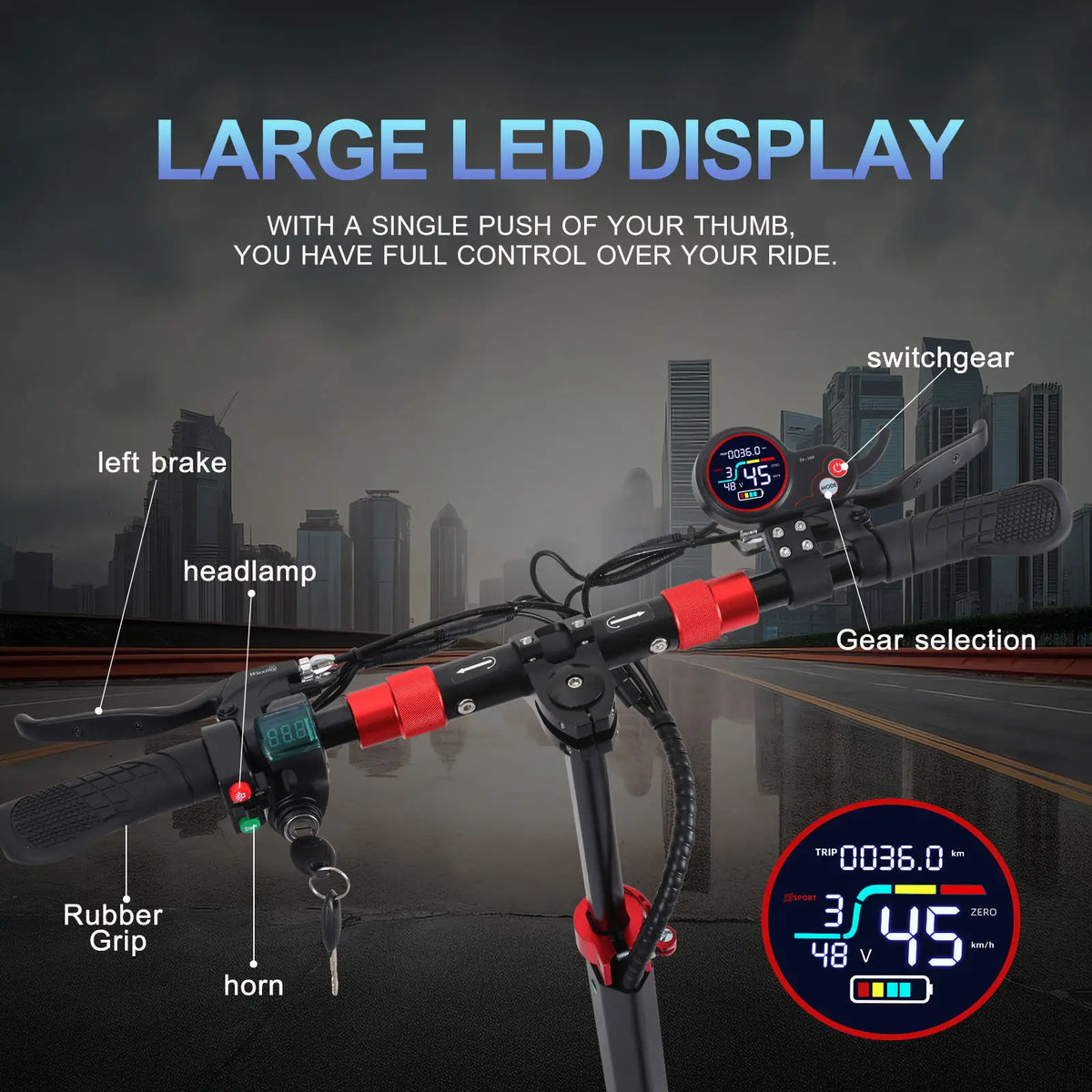 USA/EU/UK/CA Warehouse Freeboy 800W Off Road Fast Folding Electric E Scooter Trotinette Electrique Skateboard Electrico Adults