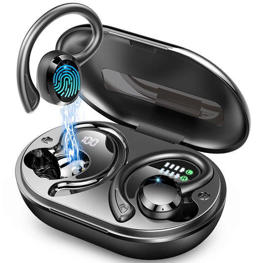Wireless Earbuds, Bluetooth On-Ear Headset, Noise Cancelling.