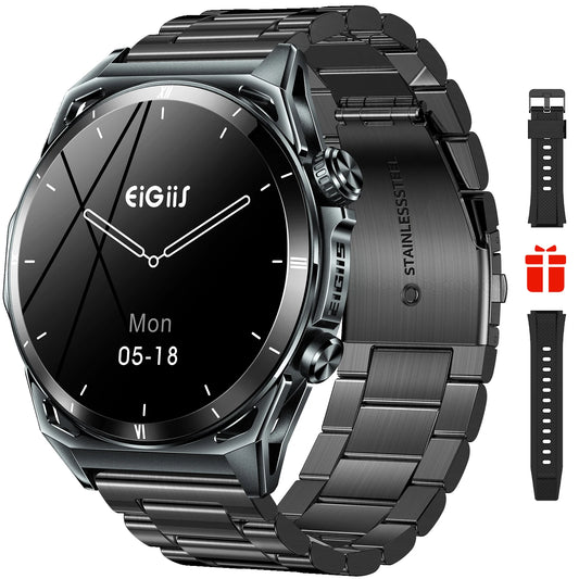 New Smart Watch KE6 1.43"Black Sports Watch KE Series Bluetooth