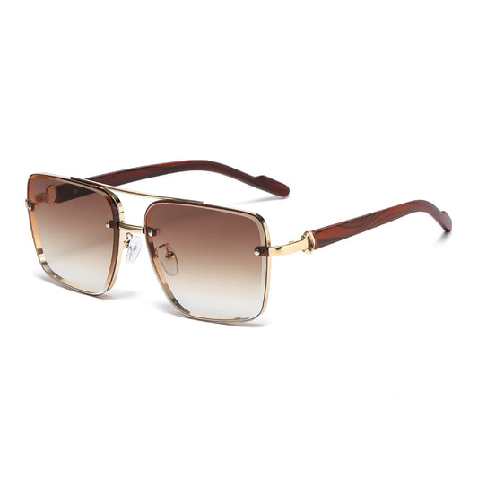 Wooden Sunglasses For Men 2025 Vintage Square Sunglasses Women Trendy