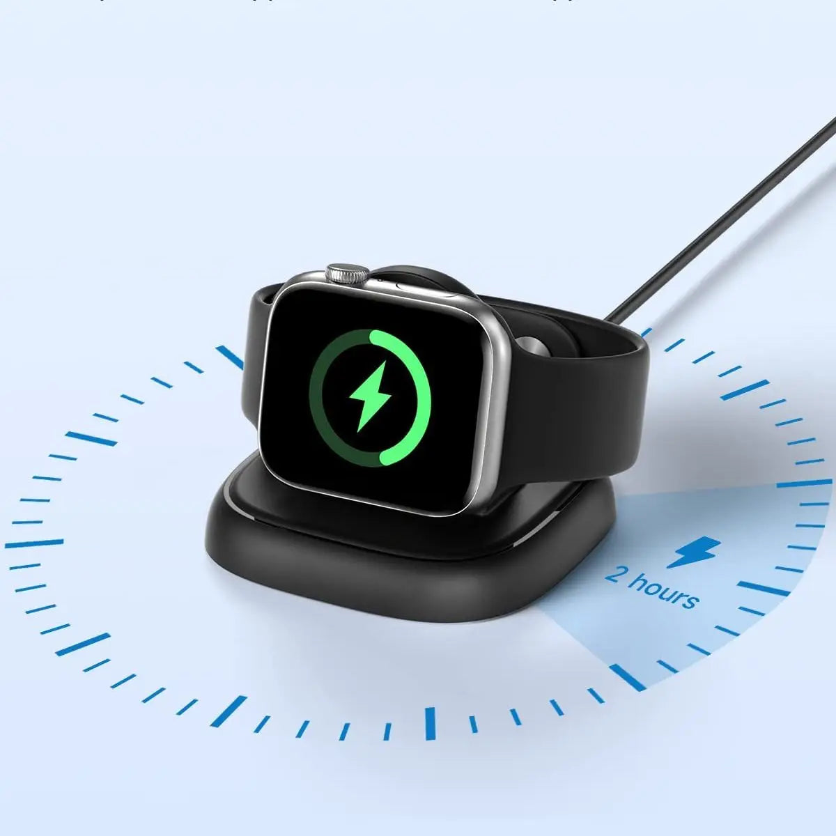 Charger Stand for Apple Watch Series With USB C Cable