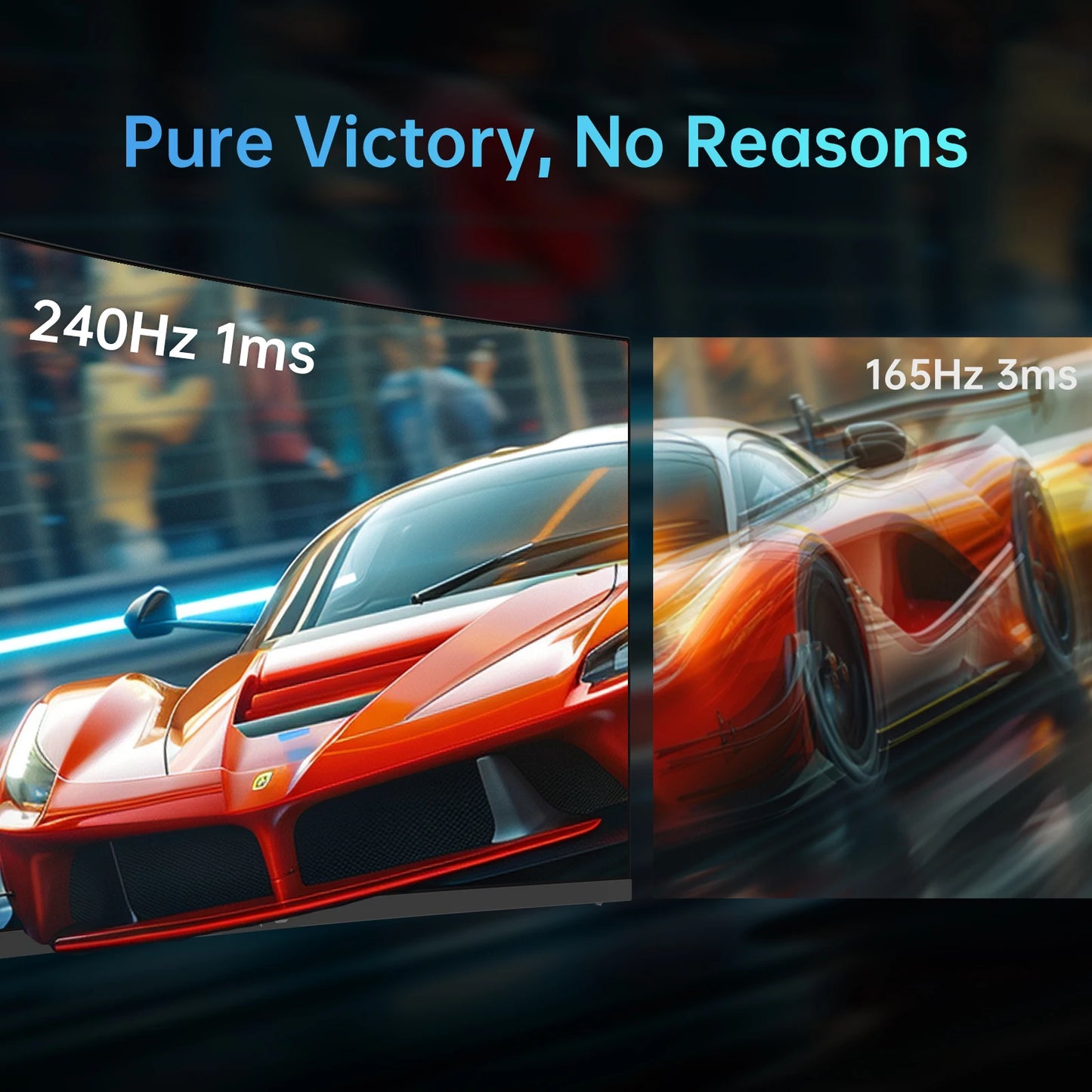 KTC 32 inch 240Hz Curved Gaming Monitor 1500R 1080P 125% sRGB 1ms, Freesync/G-sync  VESA,Tilt Adjustable,