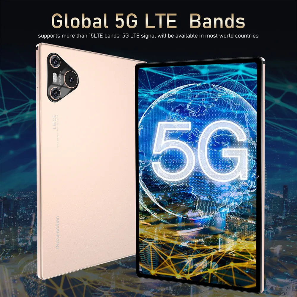 2025 New 16 Pro Tablet 10inch Android 4K 16GB+1TB Dual SIMTablet PC GPS  For Children Kids Tab