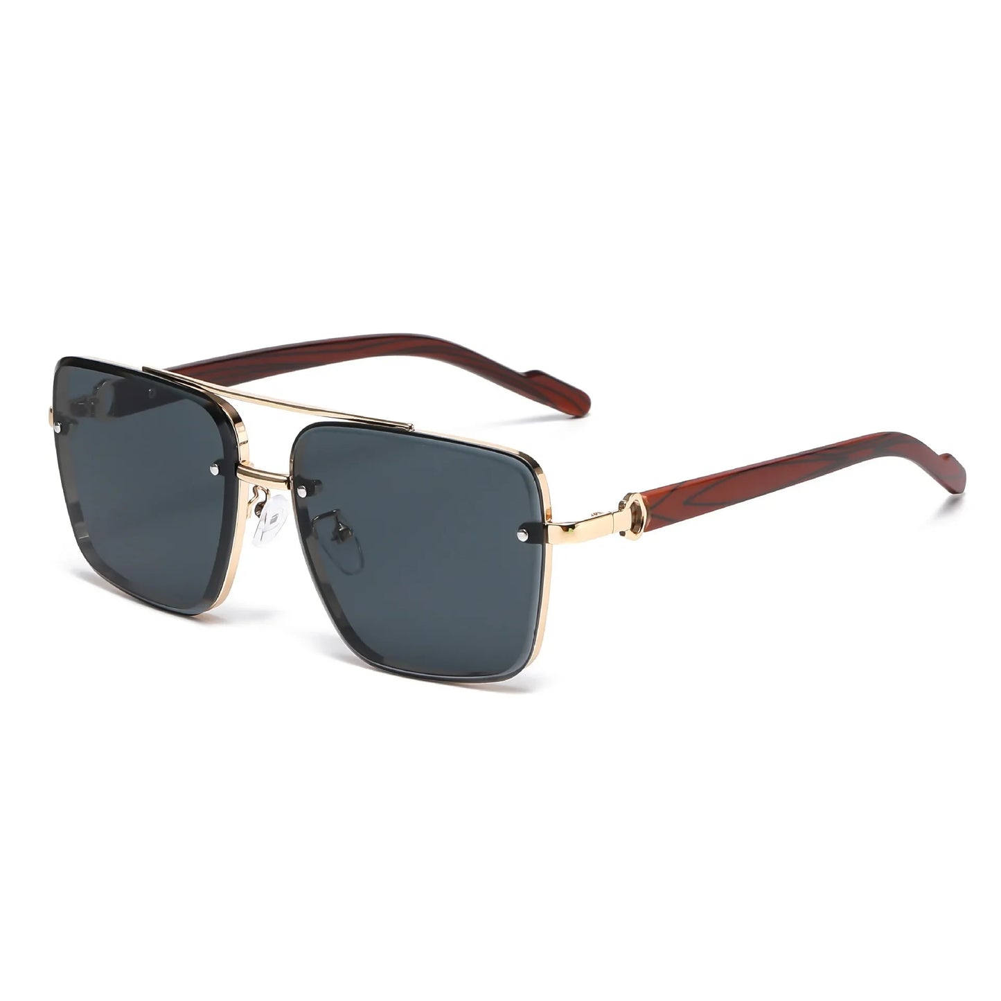 Wooden Sunglasses For Men 2025 Vintage Square Sunglasses Women Trendy