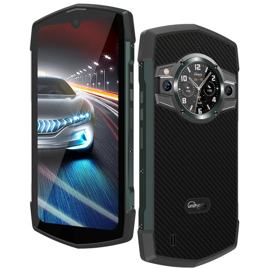 Tock Rugged Smartphone 5G Android Cellphone 6000mAh Phone with Dual-Screen 128GB 48MP Camera