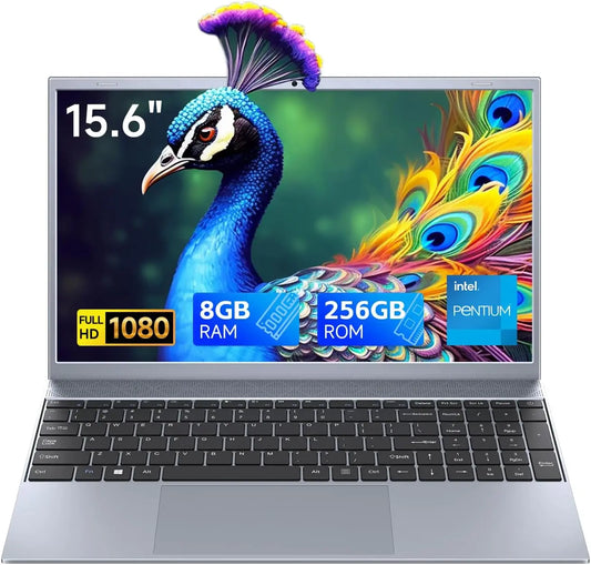 15.6 Inch Laptop J3710 8GB RAM 256GB SSD Windows 11