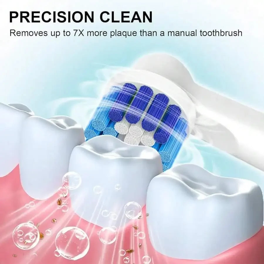Replacement Brush Heads Compatible With , 20pcs Professional Electric Toothbrush Heads For Replacement Heads Refill Pro100/1000/
