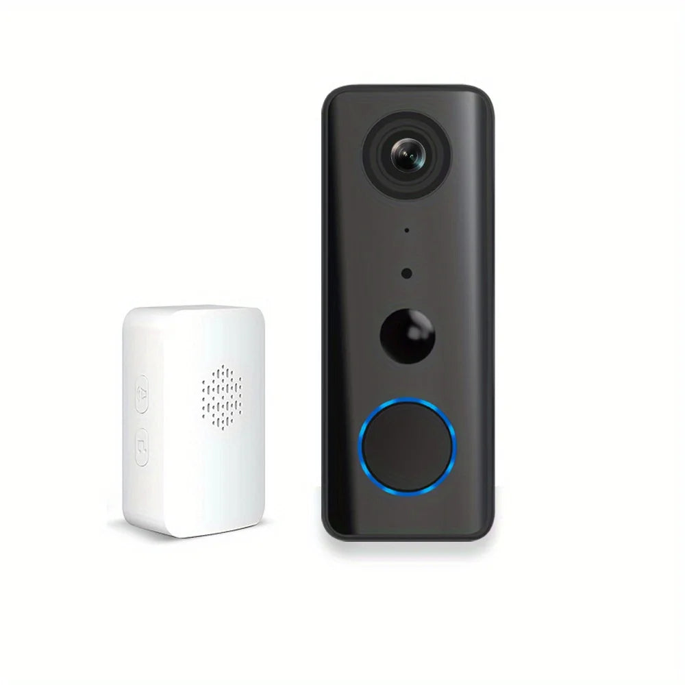 Tuya 3MP WiFi wireless Smart video doorbell Outdoor doorbell camera automatically sensing PIR motion detection 5200MA waterproof