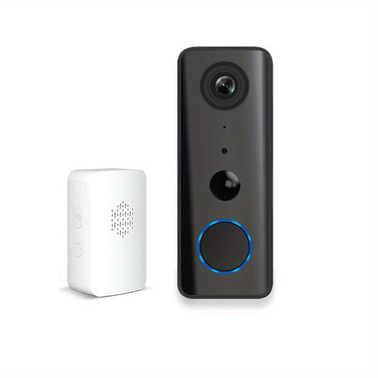 Tuya 3MP WiFi wireless Smart video doorbell Outdoor doorbell camera automatically sensing PIR motion detection 5200MA waterproof