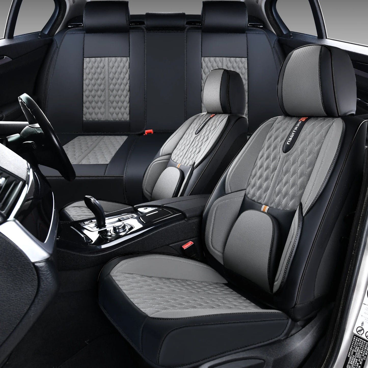 Car Seat Covers For Toyota 4runner/Camry/Corolla/Prius/Tundra/Venza/Yaris,Waterproof Leather， 5-Seat Full Set