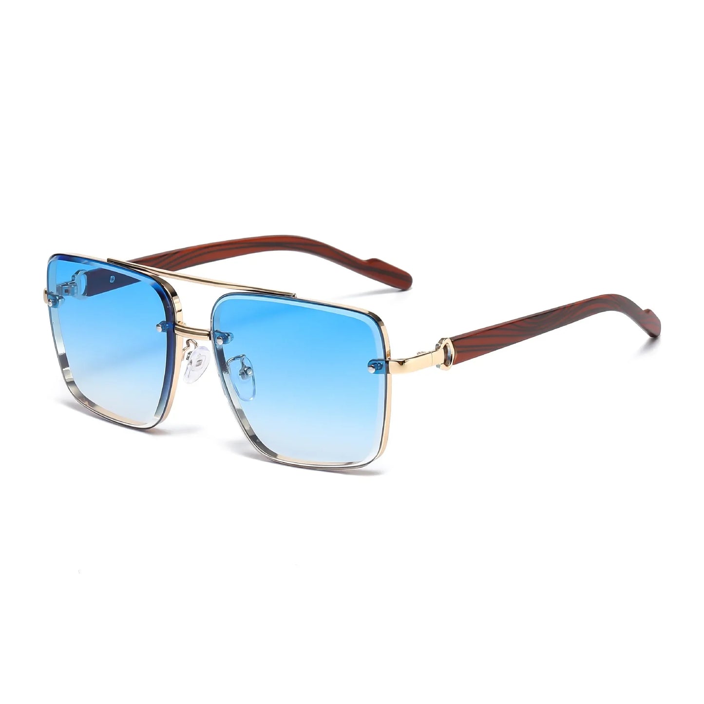 Wooden Sunglasses For Men 2025 Vintage Square Sunglasses Women Trendy