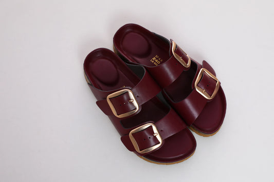 Women's Summer Comfortable Slip-On Slippers with Adjustable Buckle Straps