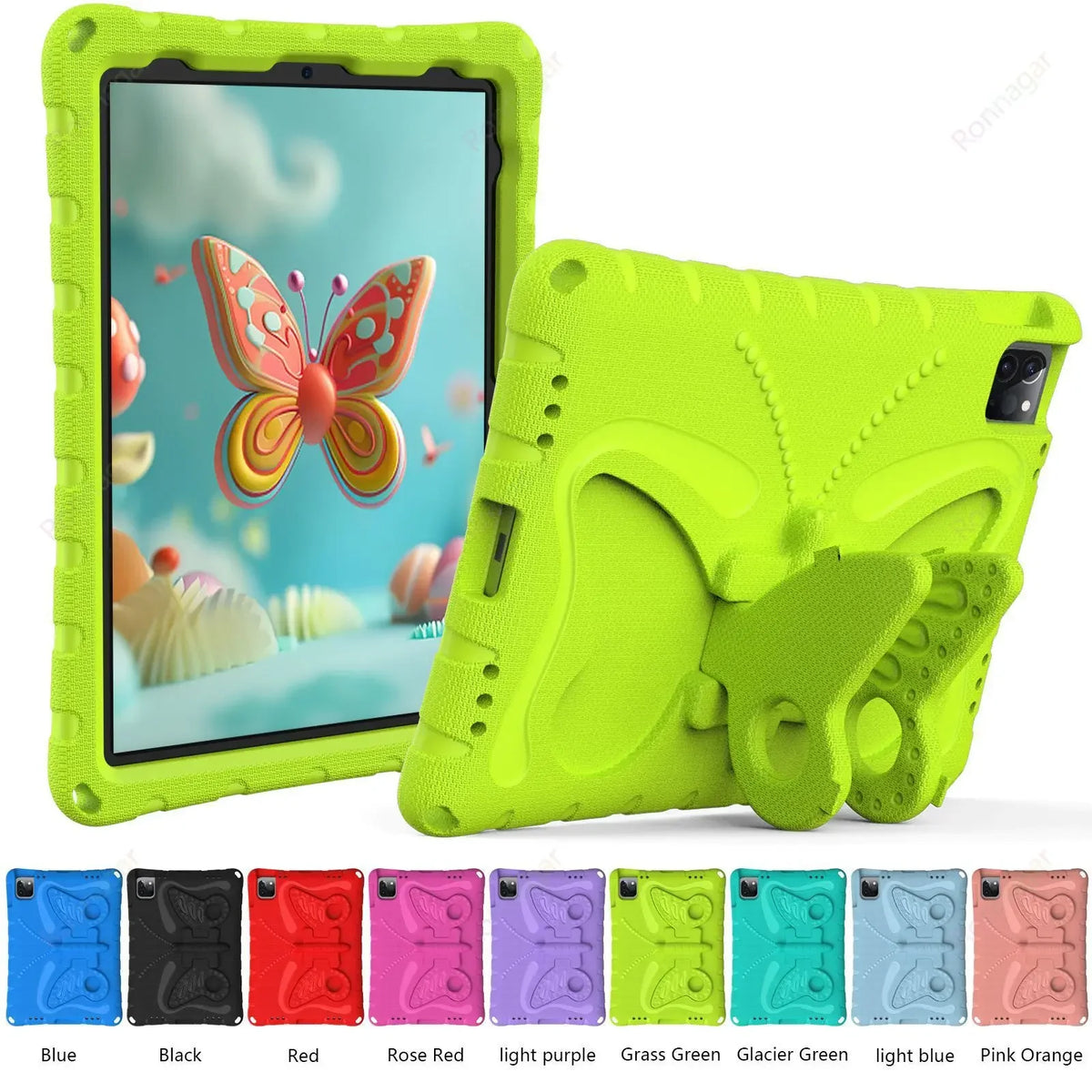 3D EVA Butterfly Case for iPad Air 11 Inch M2 2024 Pro 11 M4 iPad 10.2'' 7 8 9 10th Gen iPad Air 4 5 6  Mini 1 2 3  4 5 6 7 Case