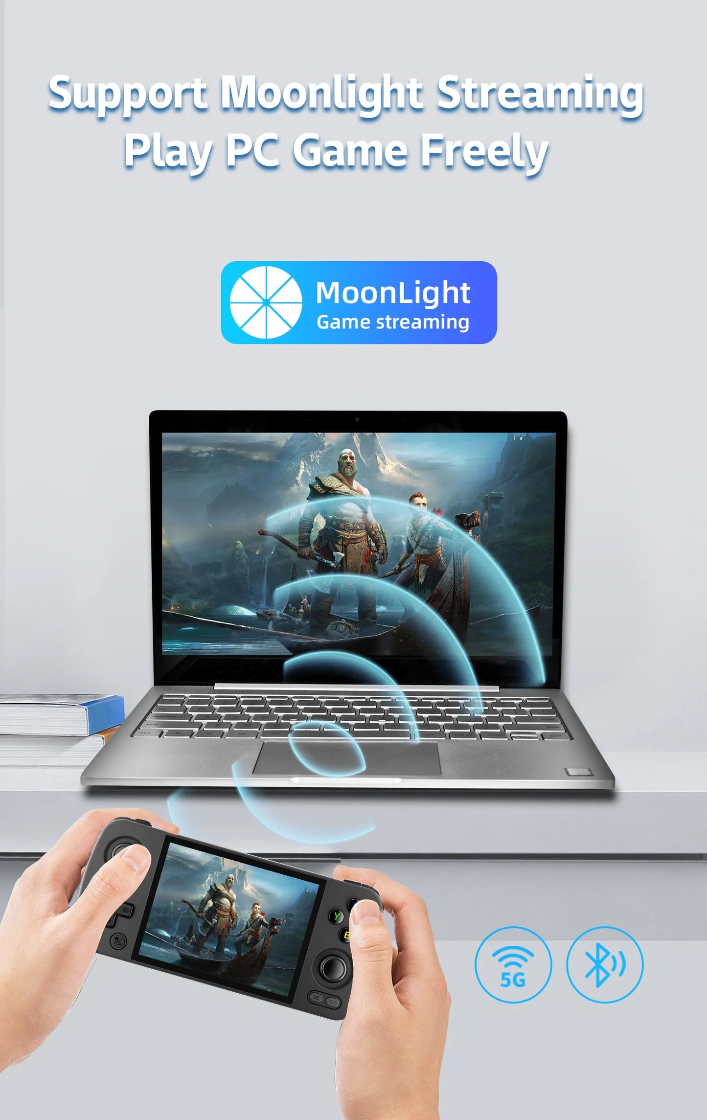 Handheld Game Console 4'' IPS Touch Screen Android12 System T618 Metal Shell Retro Video Game Player 3000+ Games