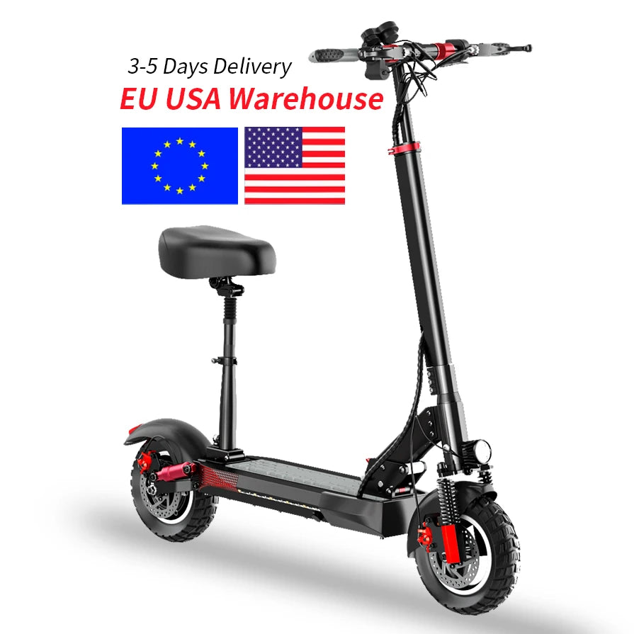 Scooter Electric Remote Wide Wheel Enclosed Adult Electric Scooter