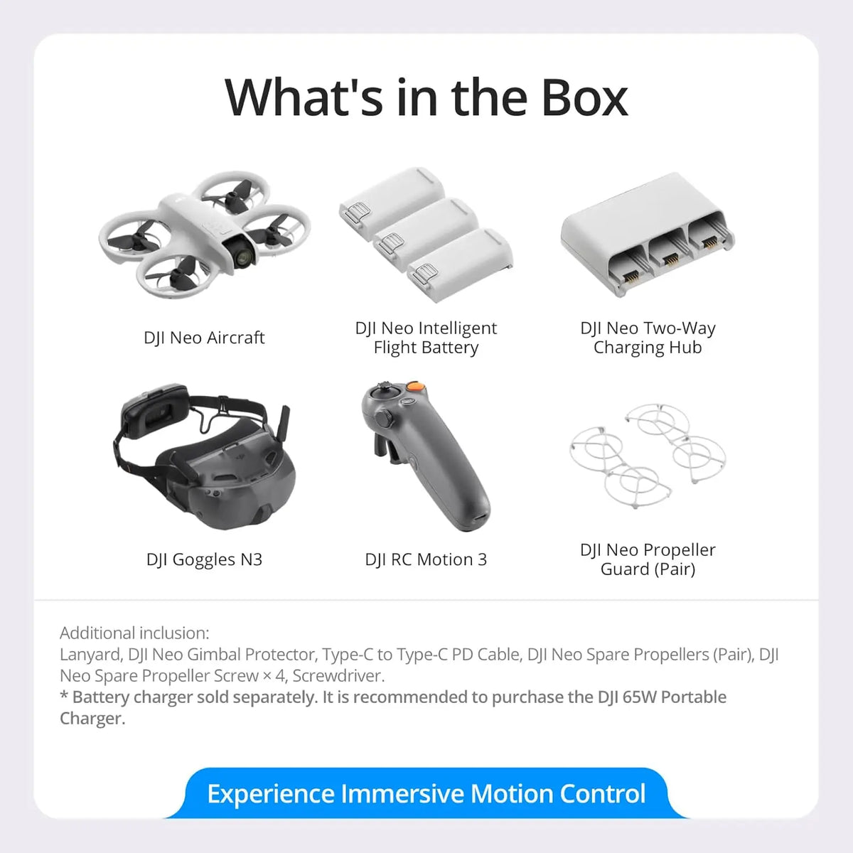 DJI Neo, Mini Drone with 4K UHD Camera for Adults,135g Self Flying Drone that Follows You, Palm Takeoff, Subject Tracking, QuickShots, Stabilized Video, Built-In Propeller Guard