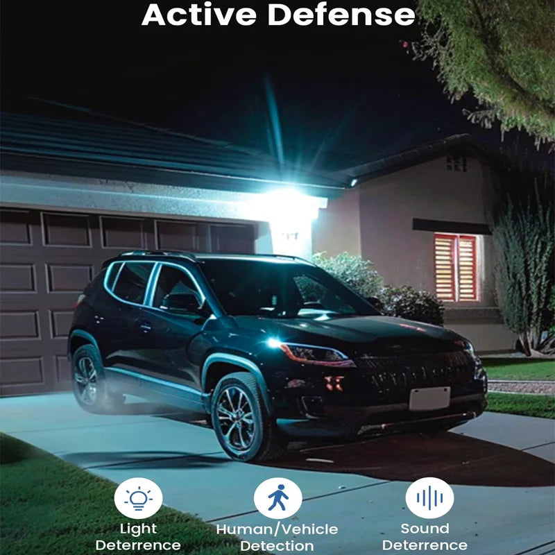 100% Wire-free 3MP Wifi Solar Camera 4/8/12 pcs Outdoor Built-in Battery Security Camera Night Vision