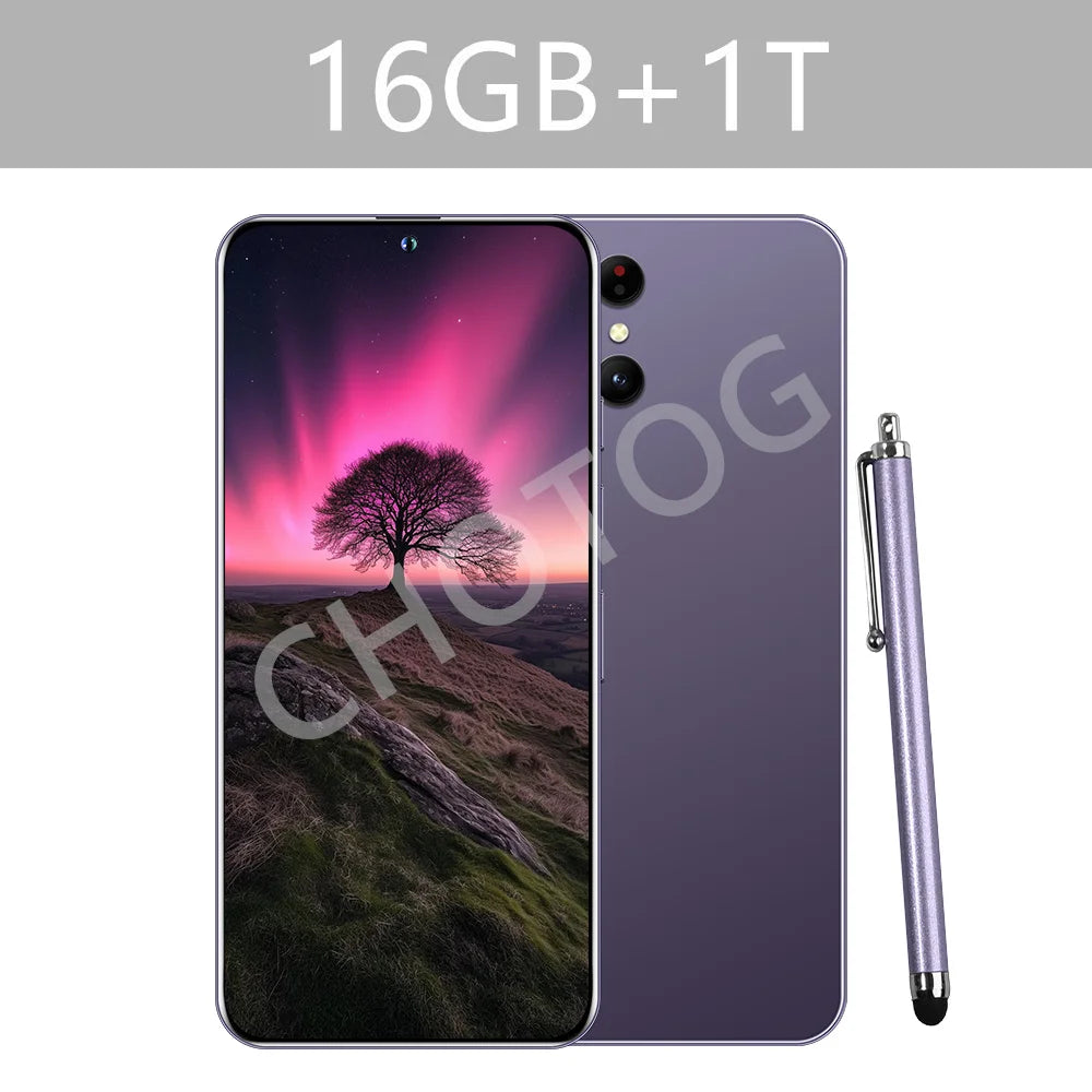 Cellphones Case For SMS 25 Ultra Mobile Phones 5G Dual Sim Android 14 Cell Phone Cases For Smartphone 22GB