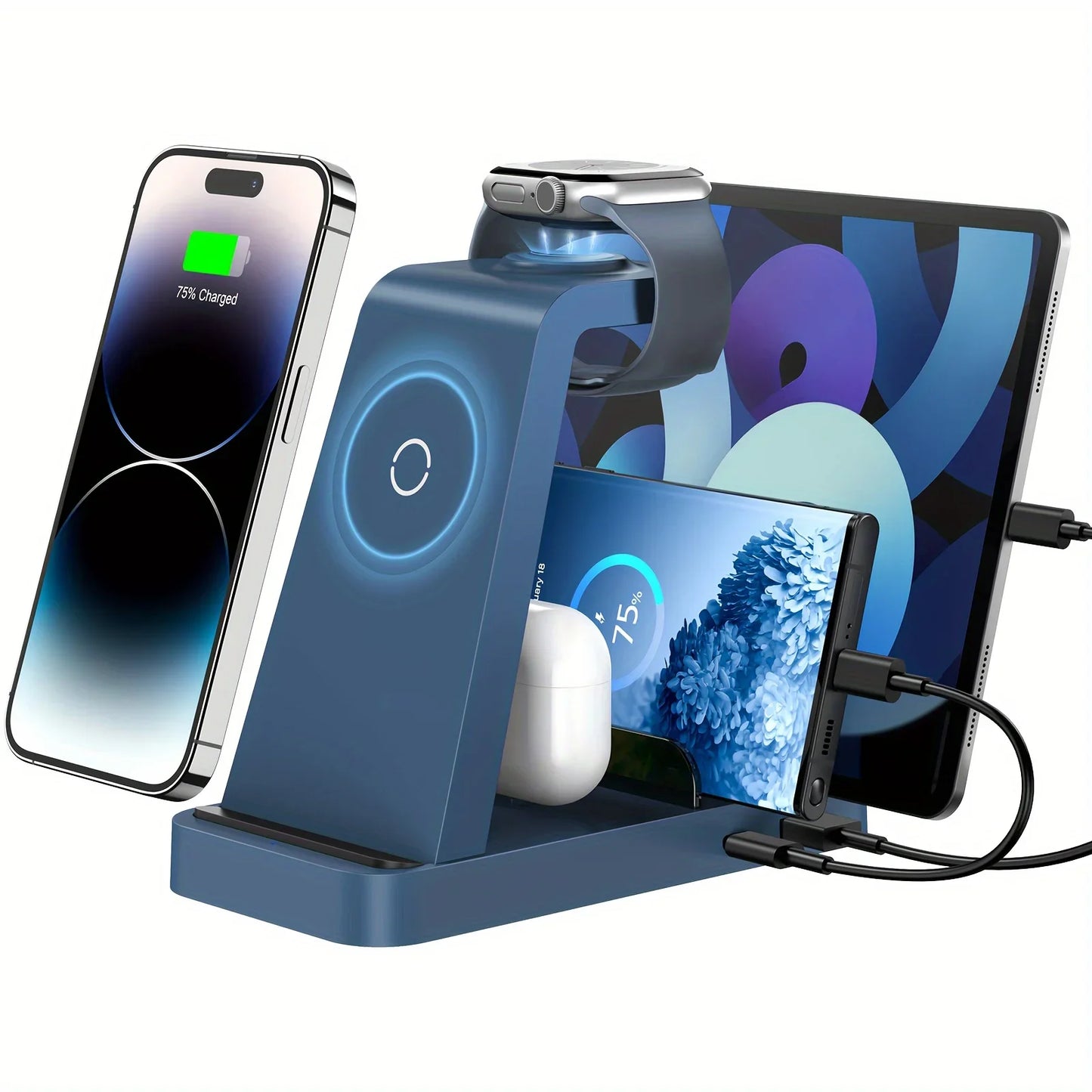 5-in-1 Fast Wireless Charging Station for Multiple Devices
