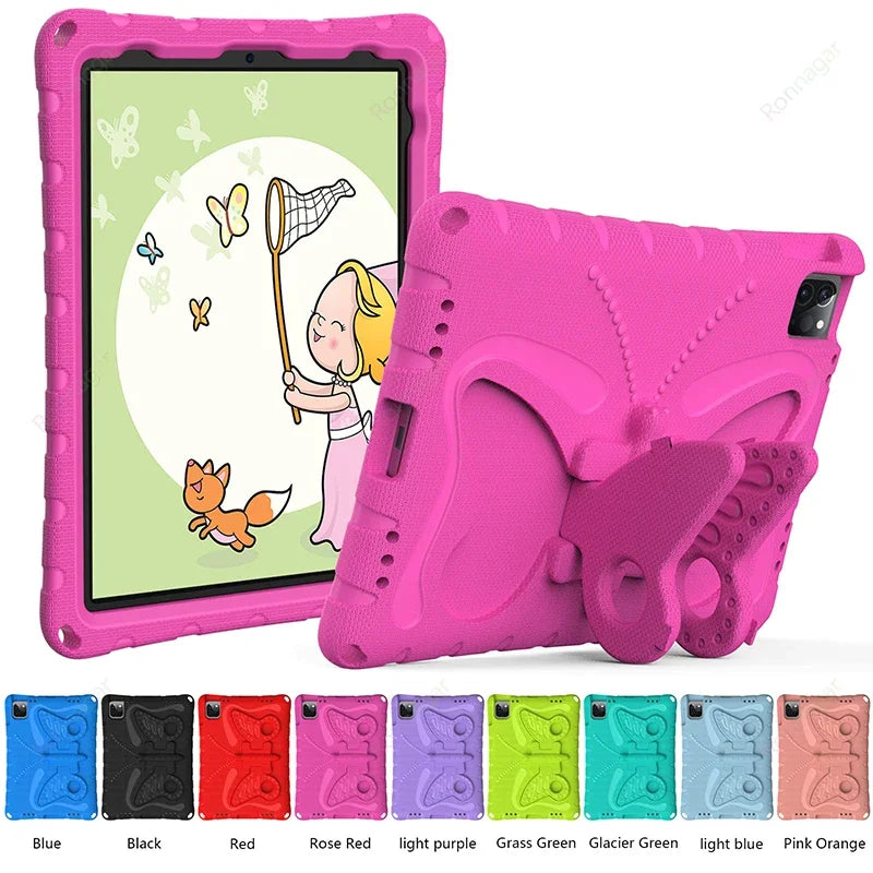 3D EVA Butterfly Case for iPad Air 11 Inch M2 2024 Pro 11 M4 iPad 10.2'' 7 8 9 10th Gen iPad Air 4 5 6  Mini 1 2 3  4 5 6 7 Case