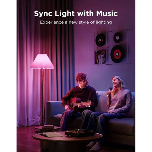 Smart Light Bulbs, Works with Matter, Alexa and Google Assistant, LED Light Bulb,