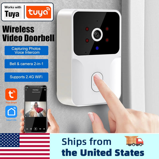 Smart Video Doorbell Camera HD Wireless doorbell, Home Security