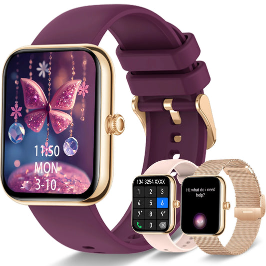 1.85"Smart Watch for Women/Men (Answer/Make Calls)Fitness Tracker Watch for iPhone/Android