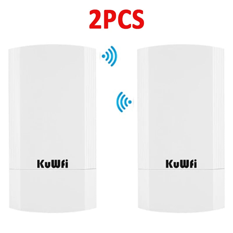 KuWFi 5.8G Outdoor CPE Bridge 900Mbps Wireless WiFi Router AP Repeater Mode PTP Long Range
